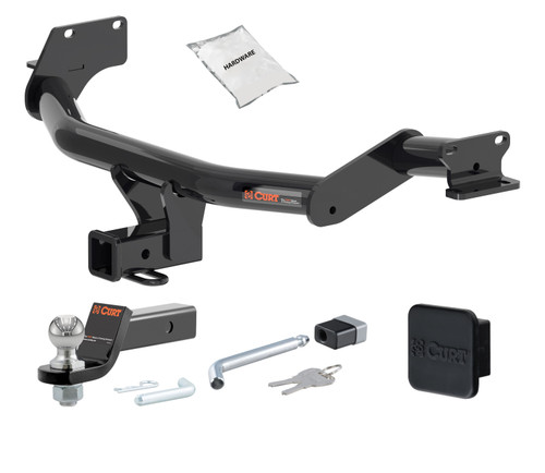 20 - 24 Hyundai Palisade 2in. CURT Trailer Hitch + Ball Mount + Cover + Lock Kit HWA1432