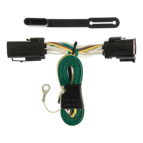 1997 - 1999 Ford F-250LD New body, excluding 20" spare tire Curt 2", Class 3 Trailer Tow Hitch + 4-flat Wiring Kit 13038-2