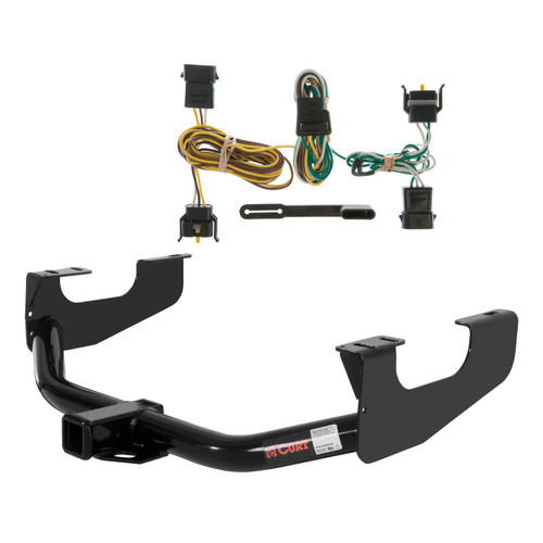 97 - 03 Ford F-150 New body Curt 2", Class 3 Trailer Tow Hitch + 4-flat Wiring Kit 13359