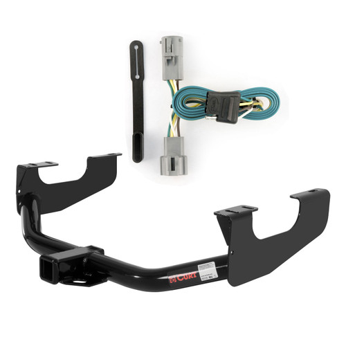 05 - 07 Ford F-350 Super Duty Excluding cab & chassis Curt 2", Class 3 Trailer Tow Hitch + 4-flat Wiring Kit 13359