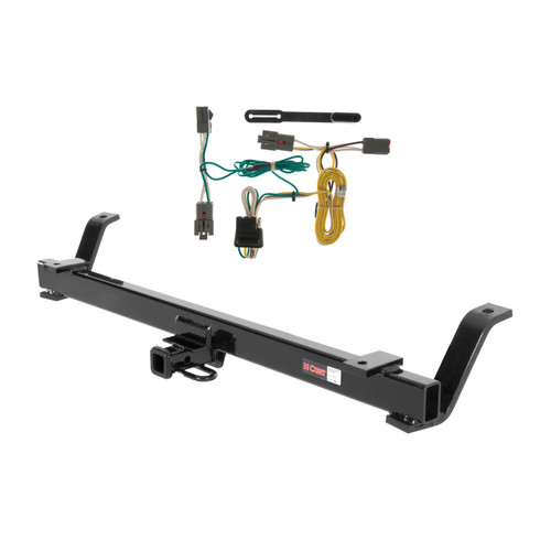 94 - 04 Ford Mustang Coupe Curt 1-1/4", Class 1 Trailer Tow Hitch + 4-flat Wiring Kit 11041
