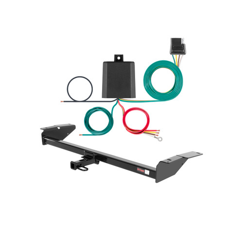 87 - 91 Ford LTD Crown Victoria  Curt 1-1/4", Class 2 Trailer Tow Hitch + 4-flat Wiring Kit 12130