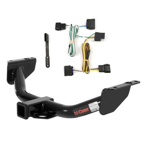 2011 Ford Ranger 00 - 05 models are no drill Curt 2", Class 3 Trailer Tow Hitch + 4-flat Wiring Kit 13138