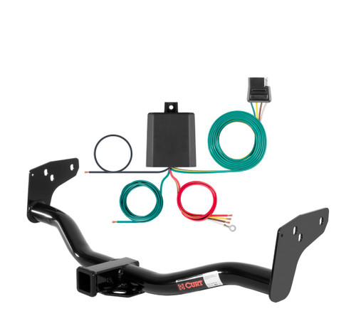 1982 - 1984 GMC S15 Curt 2", Class 3 Trailer Tow Hitch + 4-flat Wiring Kit 13132