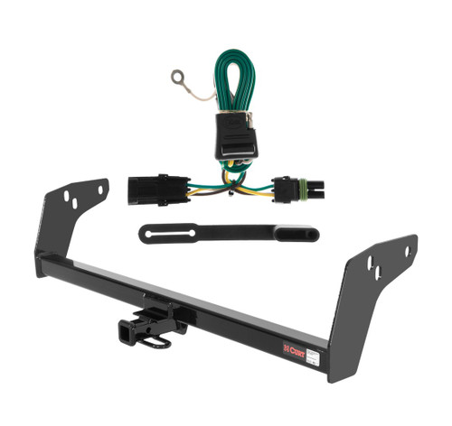 1991 - 1997 GMC Sonoma Curt 1-1/4", Class 2 Trailer Tow Hitch + 4-flat Wiring Kit 12011