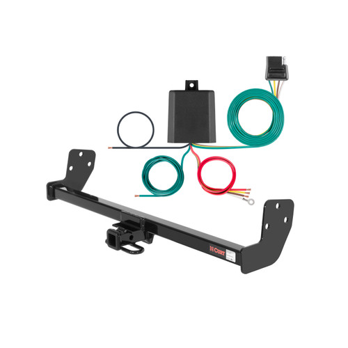 93 - 02 Geo Prizm Sedan Curt 1-1/4", Class 1 Trailer Tow Hitch + 4-flat Wiring Kit 11181