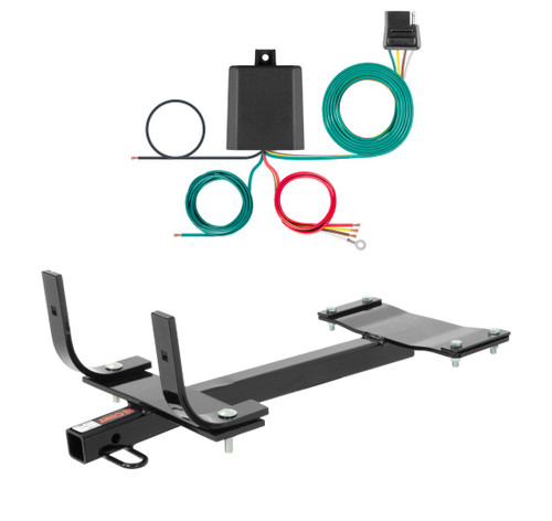 2001 - 2005 BMW 325Ci Coupe Curt 1-1/4", Class 1 Trailer Tow Hitch + 4-flat Wiring Kit 11174