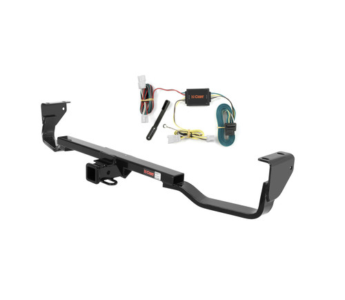 07 - 09 Hyundai Santa Fe Curt 2", Class 3 Trailer Tow Hitch + 4-flat Wiring Kit 13538