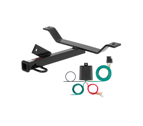 98 - 07 Honda Accord Trunk pan mount Curt 1-1/4", Class 1 Trailer Tow Hitch + 4-flat Wiring Kit 11290