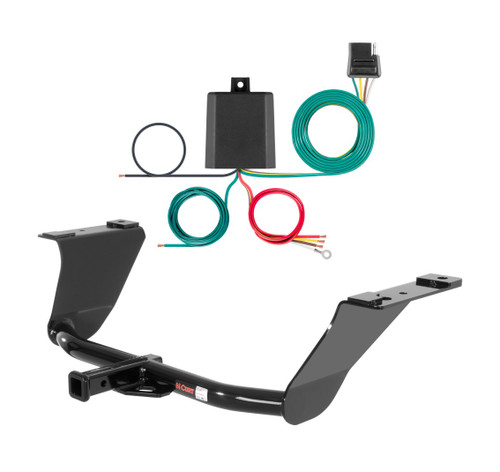 2013 - 2016 Audi Allroad Curt 1-1/4", Class 1 Trailer Tow Hitch + 4-flat Wiring Kit 11195
