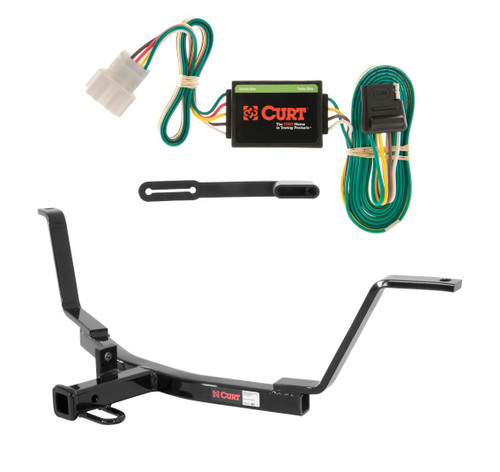 2007 - 2011 Honda CR-V Curt 1-1/4", Class 1 Trailer Tow Hitch + 4-flat Wiring Kit 11555