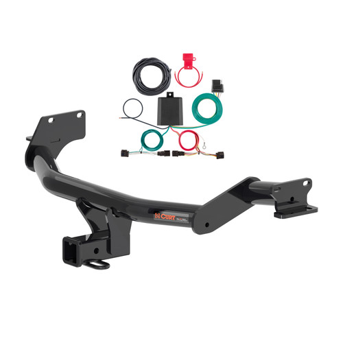 23 - 24 Hyundai Palisade Curt 2", Class 3 Trailer Tow Hitch + 4-flat Wiring Kit 13427-1