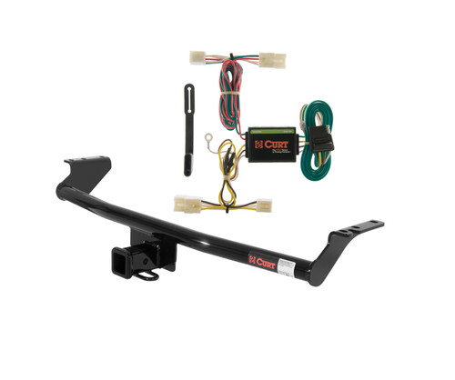 01 - 06 Hyundai Santa Fe Curt 2", Class 3 Trailer Tow Hitch + 4-flat Wiring Kit 13505