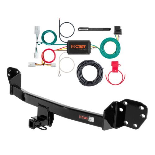 11 - 13 Infiniti M37 'X' models only Curt 1-1/4", Class 1 Trailer Tow Hitch + 4-flat Wiring Kit 11111