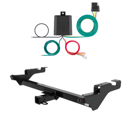 1978 - 1986 Chevrolet G-Series Van Curt 2", Class 3 Trailer Tow Hitch + 4-flat Wiring Kit 13016