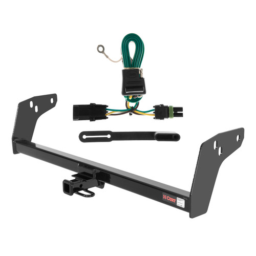 85 - 97 Chevrolet S10 Curt 1-1/4", Class 2 Trailer Tow Hitch + 4-flat Wiring Kit 12011