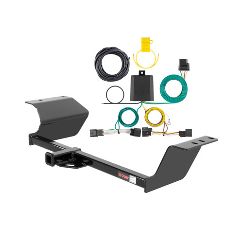16 - 20 Chevrolet Sonic Sedan Curt 1-1/4", Class 1 Trailer Tow Hitch + 4-flat Wiring Kit 11240