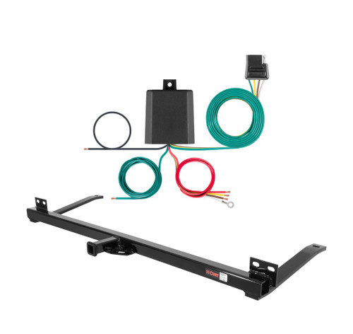 1978 - 1988 Chevrolet El Camino Curt 1-1/4", Class 2 Trailer Tow Hitch + 4-flat Wiring Kit 12005