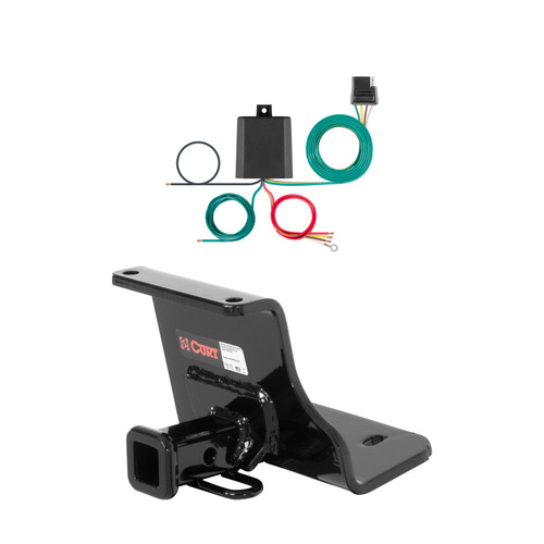 04 - 11 Chevrolet Aveo5 Hatchback Curt 1-1/4", Class 1 Trailer Tow Hitch + 4-flat Wiring Kit 11306