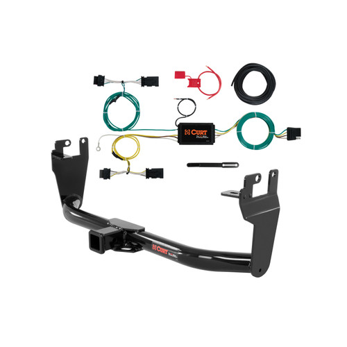 15 - 23 Jeep Renegade Curt 2", Class 3 Trailer Tow Hitch + 4-flat Wiring Kit 13269