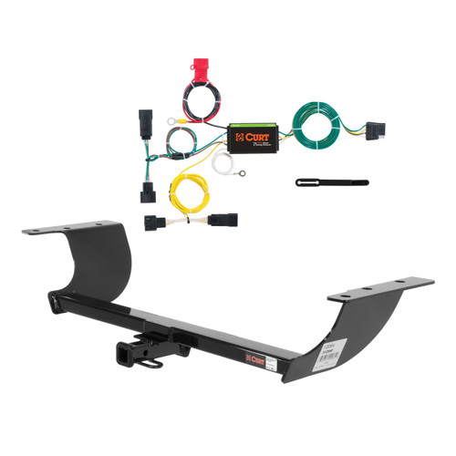 2015 Dodge Charger Curt 1-1/4", Class 2 Trailer Tow Hitch + 4-flat Wiring Kit 12064