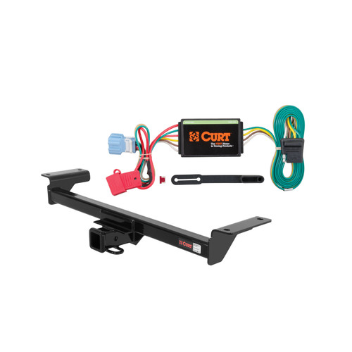 07 - 09 Acura RDX  Curt 2", Class 3 Trailer Tow Hitch + 4-flat Wiring Kit 13536