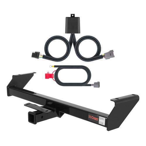 01 - 02 Toyota Tundra #13180 will not fit with towable bumper mount Curt 2", Class 3 Trailer Tow Hitch + 4-flat Wiring Kit 13180