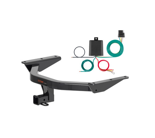 21 - 25 Acura MDX  Curt 2", Class 3 Trailer Tow Hitch + 4-flat Wiring Kit 13472