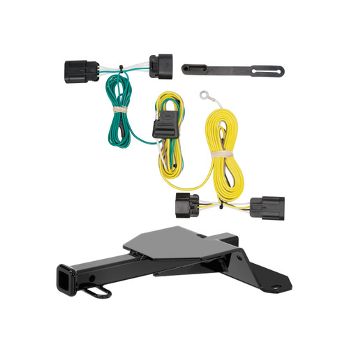 14 - 15 Chevrolet Camaro Convertible w/ LED Tailights, excluding ground effects Curt 1-1/4", Class 1 Trailer Tow Hitch + 4-flat Wiring Kit 11222