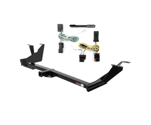 04 - 07 Dodge Caravan With Stow'n Go Curt 1-1/4", Class 2 Trailer Tow Hitch + 4-flat Wiring Kit 12289