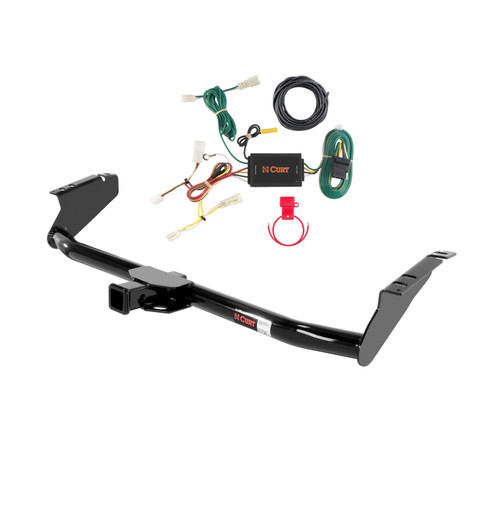 11 - 14 Toyota Sienna Curt 2", Class 3 Trailer Tow Hitch + 4-flat Wiring Kit 13105