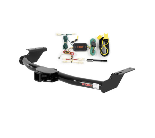07 - 14 Toyota FJ Cruiser Curt 2", Class 3 Trailer Tow Hitch + 4-flat Wiring Kit 13367