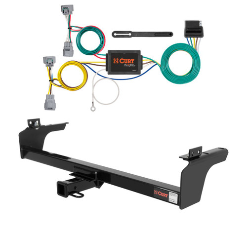 1993 - 1998 Toyota T100 4WD Curt 2", Class 3 Trailer Tow Hitch + 5-Flat Wiring Kit 13045