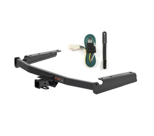 14 - 19 Toyota Highlander Curt 2", Class 3 Trailer Tow Hitch + 4-flat Wiring Kit 13394-8