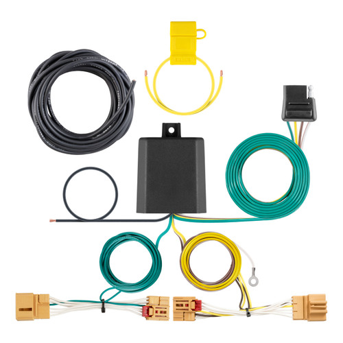 18 - 19 Volkswagen Golf R Curt 1-1/4", Class 1 Trailer Tow Hitch + 4-flat Wiring Kit 11564