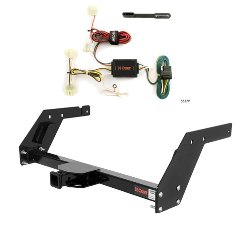 1989 - 1995 Toyota Pickup Curt 2", Class 3 Trailer Tow Hitch + 4-flat Wiring Kit 13086