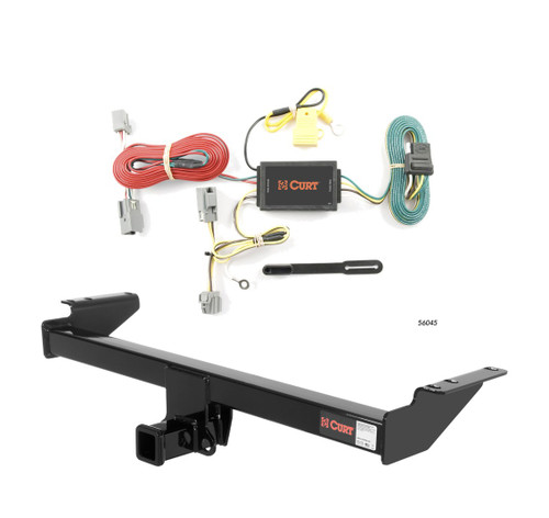 2005 - 2014 Volvo XC90 Curt 2", Class 3 Trailer Tow Hitch + Wiring Kit 13559