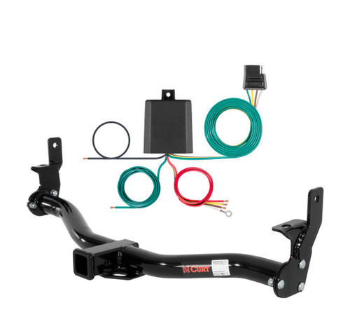 2001 - 2006 Ford Explorer Sport Trac Curt 2", Class 3 Trailer Tow Hitch + 4-flat Wiring Kit 13407