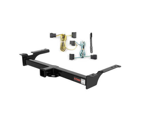 04 - 06 Ford Econoline van Curt 2", Class 3 Trailer Tow Hitch + 4-flat Wiring Kit 13053