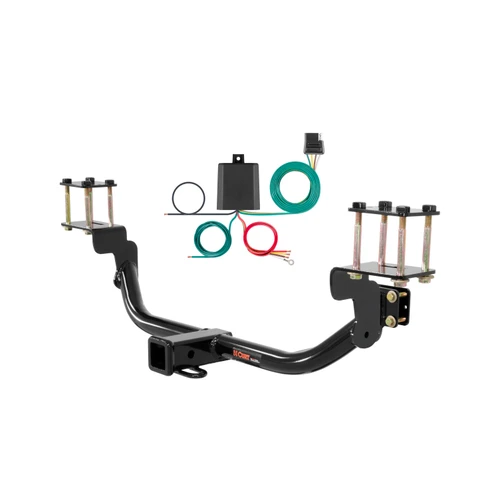 13 - 15 Mercedes-Benz GLK250 Curt 2", Class 3 Trailer Tow Hitch + 4-flat Wiring Kit 13155