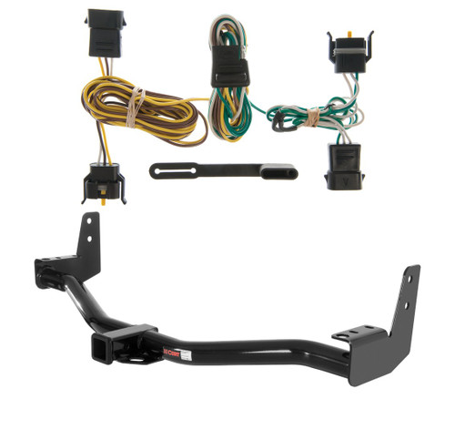 1998 - 2002 Lincoln Navigator Curt 2", Class 3 Trailer Tow Hitch + 4-flat Wiring Kit 13125