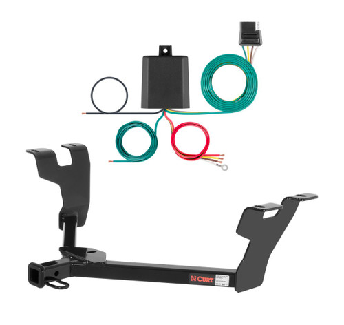 2005 - 2007 Subaru Legacy Wagon Curt 1-1/4", Class 2 Trailer Tow Hitch + 4-flat Wiring Kit 12284