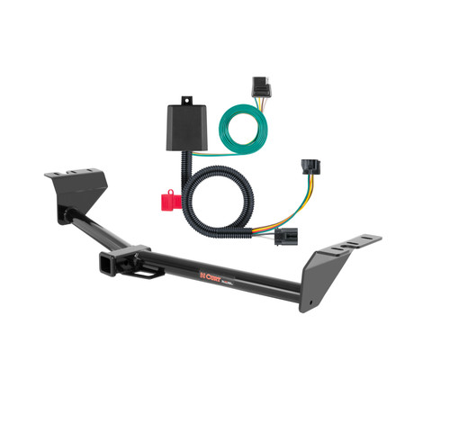 15 - 21 Kia Sedona Curt 2", Class 3 Trailer Tow Hitch + 4-flat Wiring Kit 13115