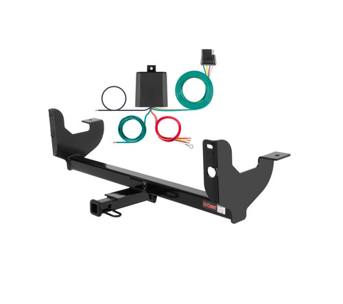 07 - 09 Saturn Aura Curt 1-1/4", Class 2 Trailer Tow Hitch + 4-flat Wiring Kit 12051