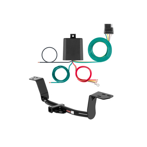 06 - 08 Lexus IS350 Sedan Curt 1-1/4", Class 1 Trailer Tow Hitch + 4-flat Wiring Kit 11372