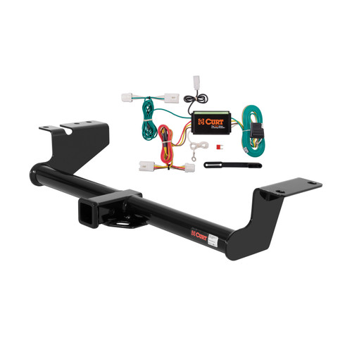 03 - 05 Nissan Murano Curt 2", Class 3 Trailer Tow Hitch + 4-flat Wiring Kit 13571