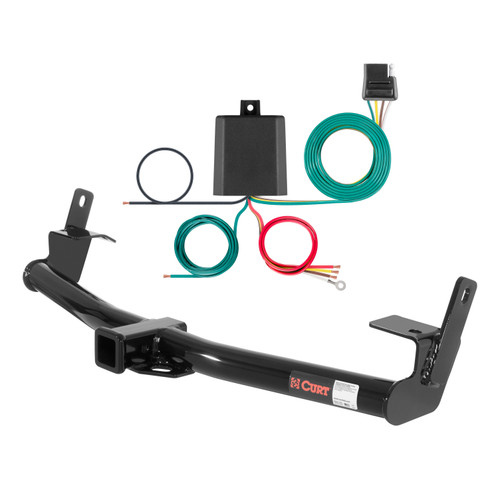 91 - 94 Mazda Navajo Curt 2", Class 3 Trailer Tow Hitch + 4-flat Wiring Kit 13540