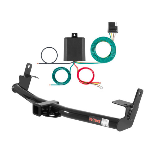 1991 - 1994 Mazda Navajo Curt 2", Class 3 Trailer Tow Hitch + 4-flat Wiring Kit 13540