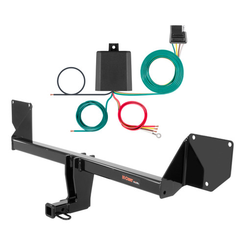 11 - 16 Mini Cooper Countryman Curt 1-1/4", Class 1 Trailer Tow Hitch + 4-flat Wiring Kit 11333