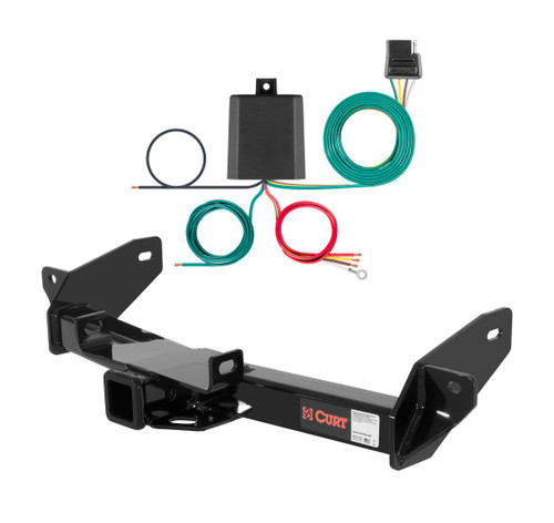 2006 - 2008 Lincoln Mark LT Curt 2", Class 4 Trailer Tow Hitch + 4-flat Wiring Kit 14360